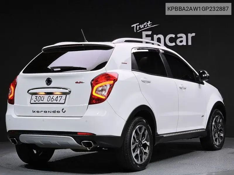 New Korando C 2.2 Extreme 4Wd VIN: KPBBA2AW1GP232887 Lot: 39945064