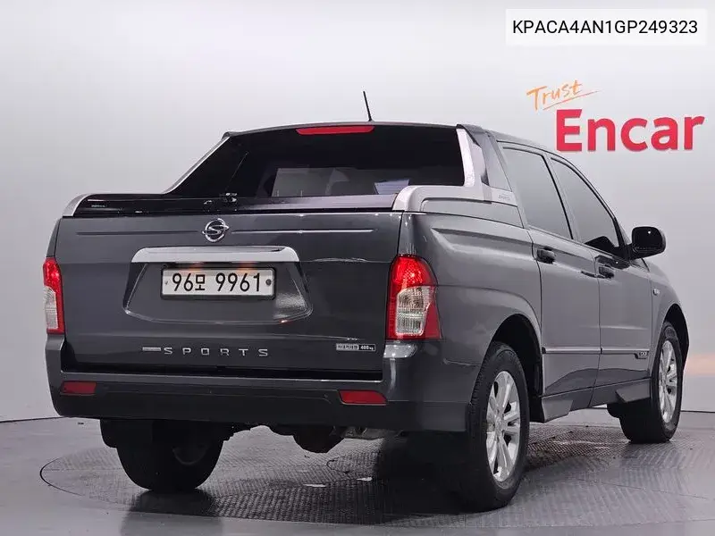 Korando Sports Cx7 4Wd Club VIN: KPACA4AN1GP249323 Lot: 39951865