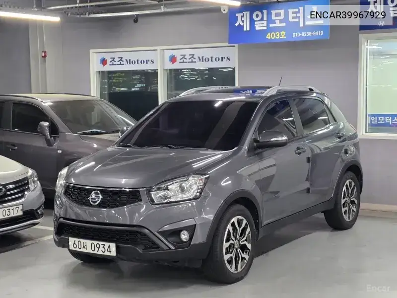 New Korando C 2.2 Rx 2Wd's Highest Level VIN: ENCAR39967929 Lot: 39967929