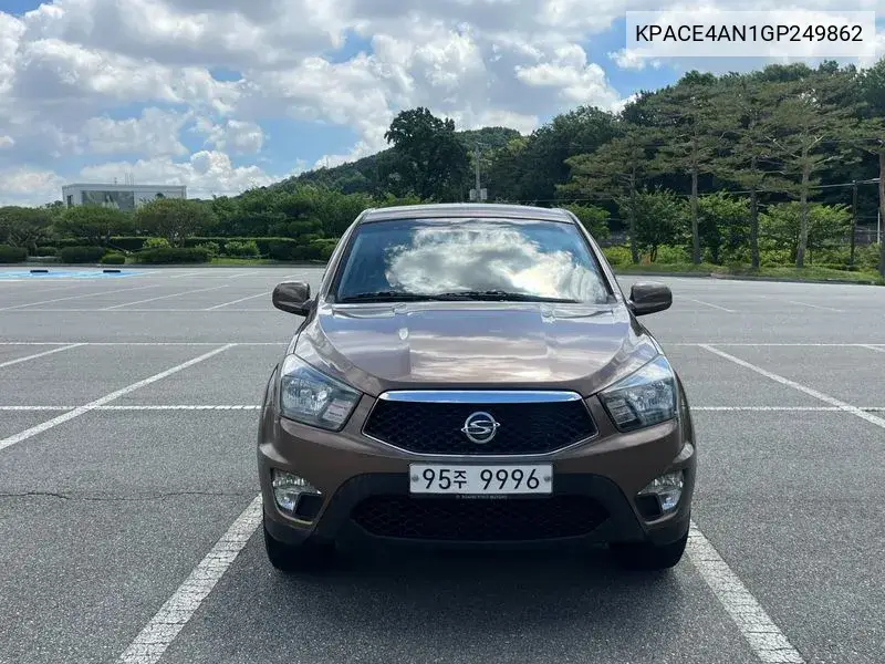 Korando Sports Cx5 2Wd Club VIN: KPACE4AN1GP249862 Lot: 39975701