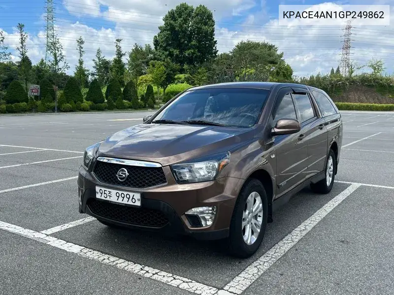 Korando Sports Cx5 2Wd Club VIN: KPACE4AN1GP249862 Lot: 39975701