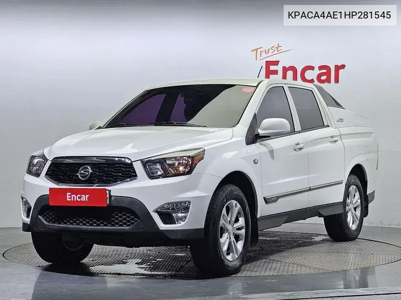 The New Korando Sports 2.2 Cx7 4Wd Club VIN: KPACA4AE1HP281545 Lot: 39941830