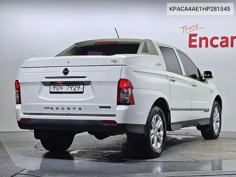 The New Korando Sports 2.2 Cx7 4Wd Club VIN: KPACA4AE1HP281545 Lot: 39941830