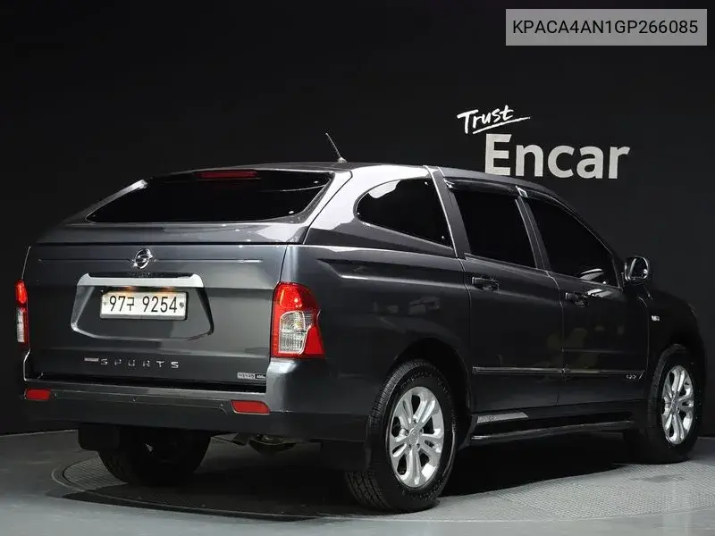 Korando Sports Cx7 4Wd Club VIN: KPACA4AN1GP266085 Lot: 39955044
