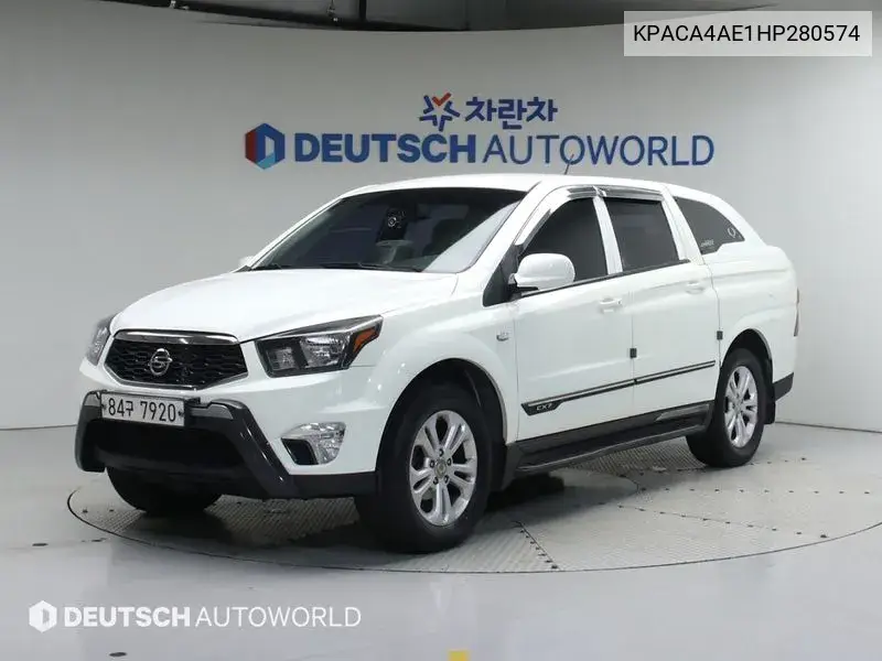 The New Korando Sports 2.2 Cx7 4Wd Club VIN: KPACA4AE1HP280574 Lot: 39959922