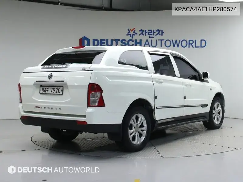 The New Korando Sports 2.2 Cx7 4Wd Club VIN: KPACA4AE1HP280574 Lot: 39959922