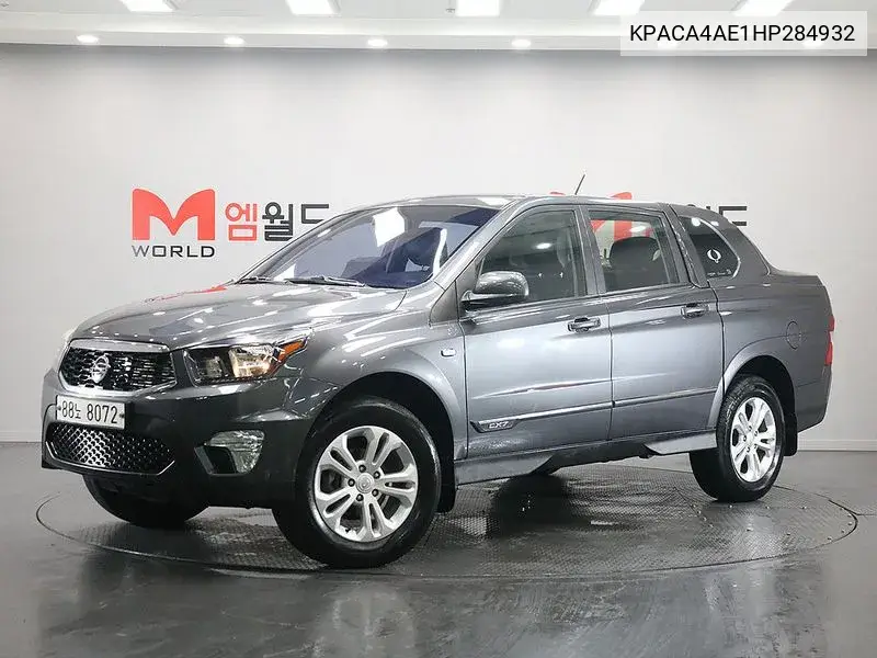 The New Korando Sports 2.2 Cx7 4Wd Club VIN: KPACA4AE1HP284932 Lot: 39970105
