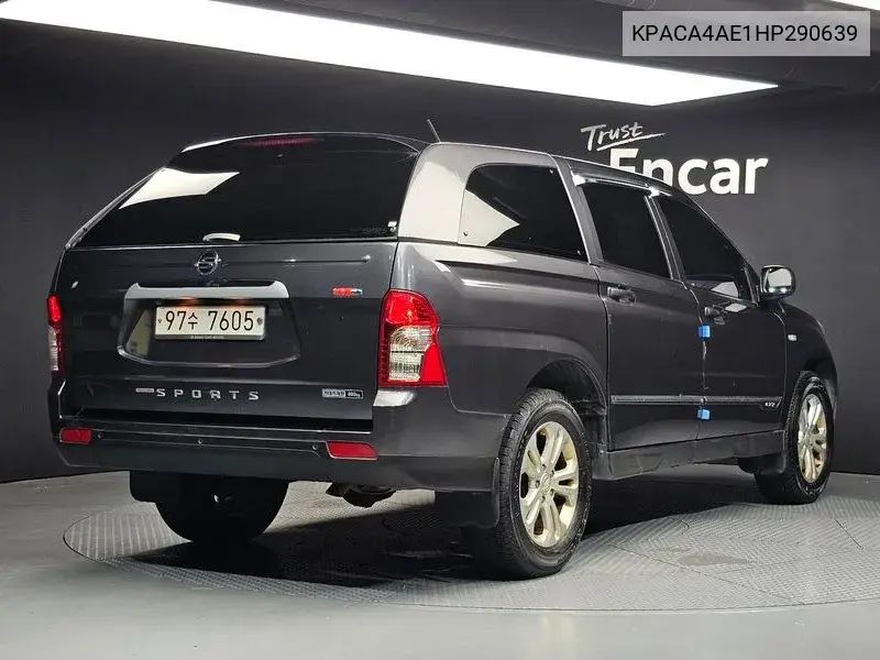 The New Korando Sports 2.2 Cx7 4Wd Club VIN: KPACA4AE1HP290639 Lot: 39973317