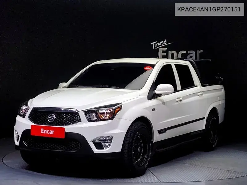 Korando Sports Cx5 2Wd Club VIN: KPACE4AN1GP270151 Lot: 39974927