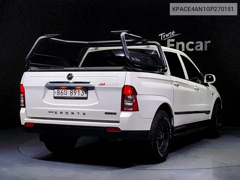 Korando Sports Cx5 2Wd Club VIN: KPACE4AN1GP270151 Lot: 39974927