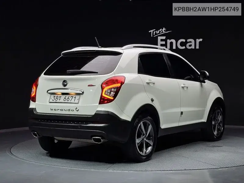 New Style Korando C 2.2 Rx 2Wd High -End Type VIN: KPBBH2AW1HP254749 Lot: 39888607