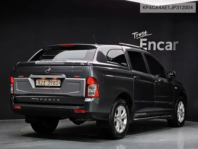 The New Korando Sports 2.2 Extreme 4Wd VIN: KPACA4AE1JP312004 Lot: 39942171