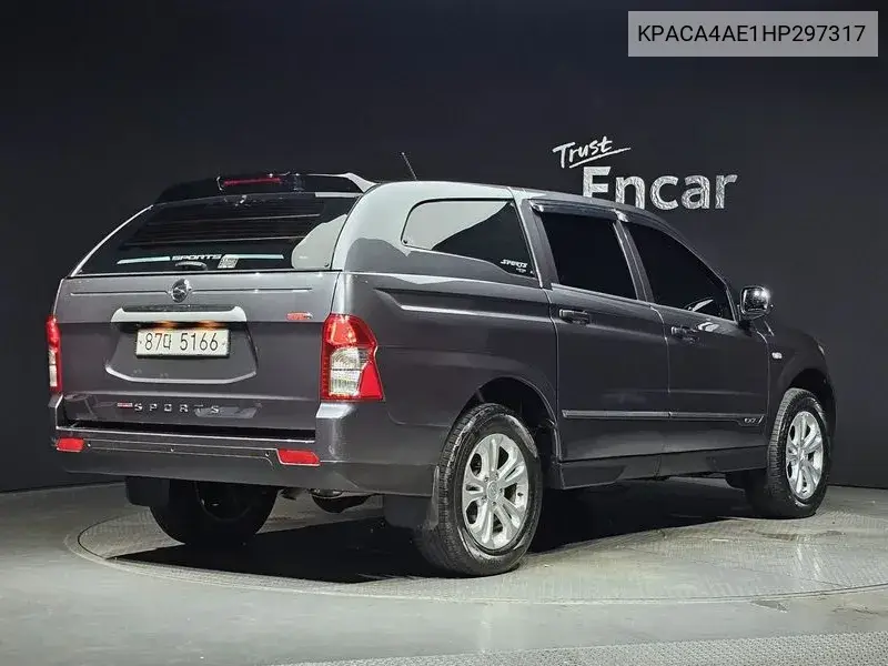 The New Korando Sports 2.2 Cx7 4Wd Club VIN: KPACA4AE1HP297317 Lot: 39956684