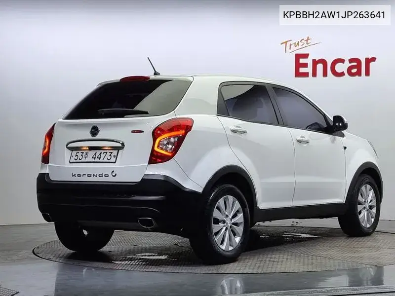 New Korando C 2.2 Kx 2Wd VIN: KPBBH2AW1JP263641 Lot: 39966518