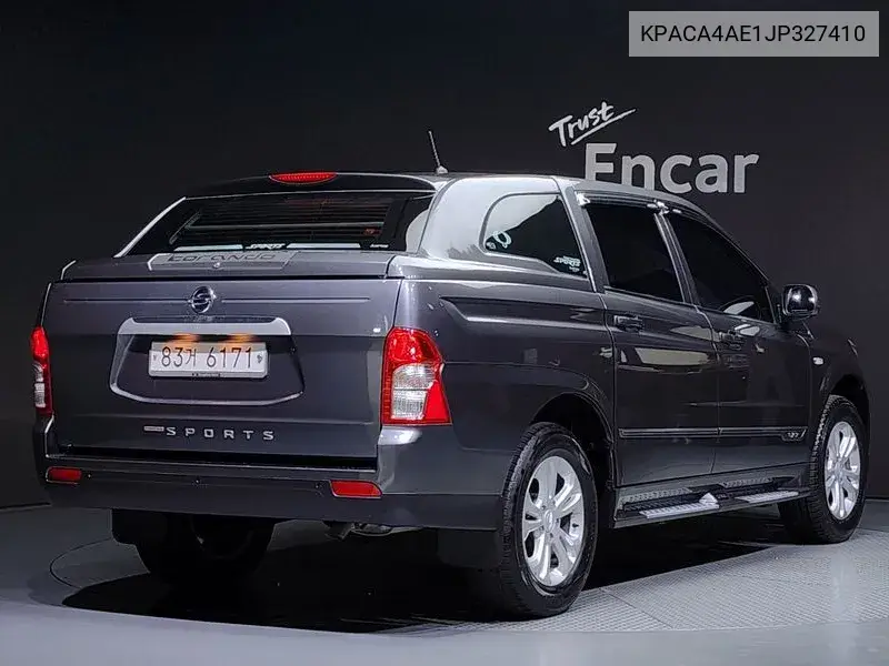 The New Korando Sports 2.2 Cx7 4Wd Club VIN: KPACA4AE1JP327410 Lot: 39955815