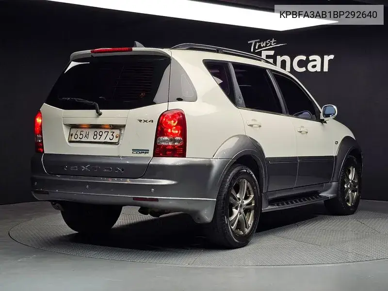 Super Rexton 4Wd Rx4 VIN: KPBFA3AB1BP292640 Lot: 39704544