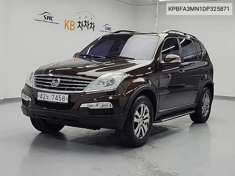 Rexton W 2.0 4Wd Rx7 Mania VIN: KPBFA3MN1DP325871 Lot: 39963131
