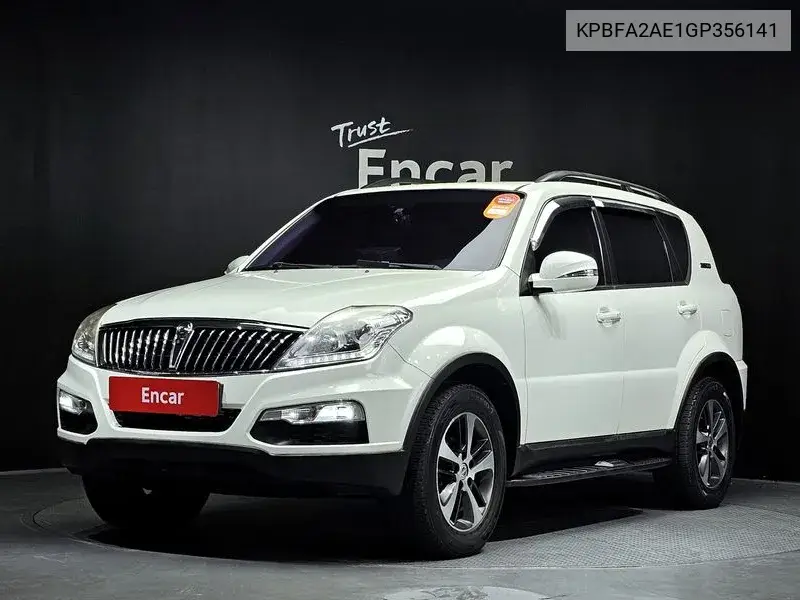 Rexton W 2.2 4Wd Rx7 Luxury VIN: KPBFA2AE1GP356141 Lot: 39740268