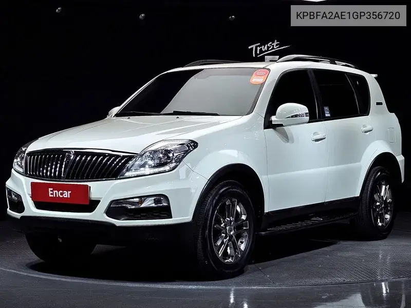 Rexton W 2.2 4Wd Noblesse VIN: KPBFA2AE1GP356720 Lot: 39738243