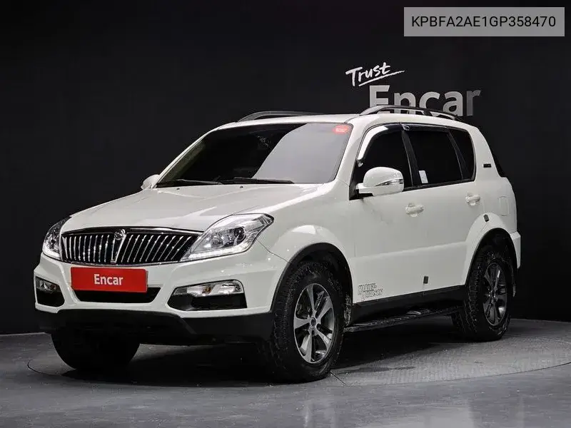 Rexton W 2.2 4Wd Rx7 Luxury VIN: KPBFA2AE1GP358470 Lot: 39954849
