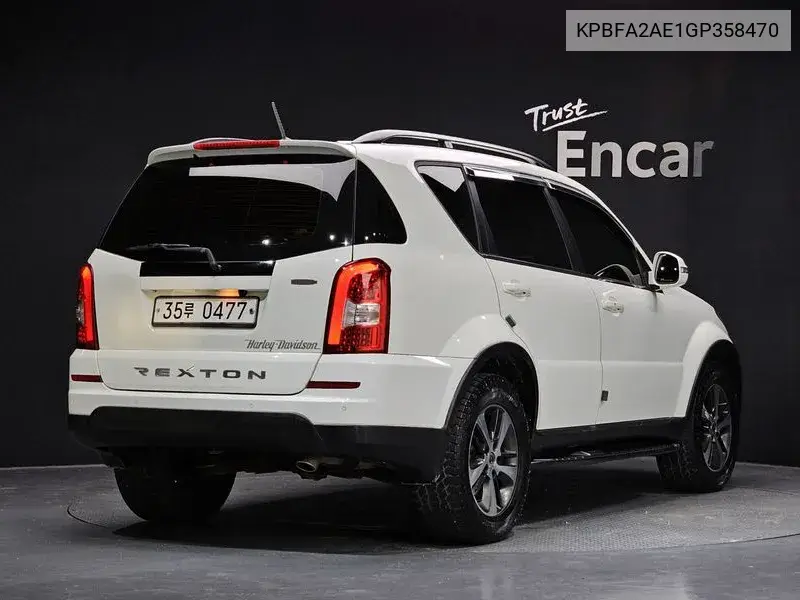 Rexton W 2.2 4Wd Rx7 Luxury VIN: KPBFA2AE1GP358470 Lot: 39954849