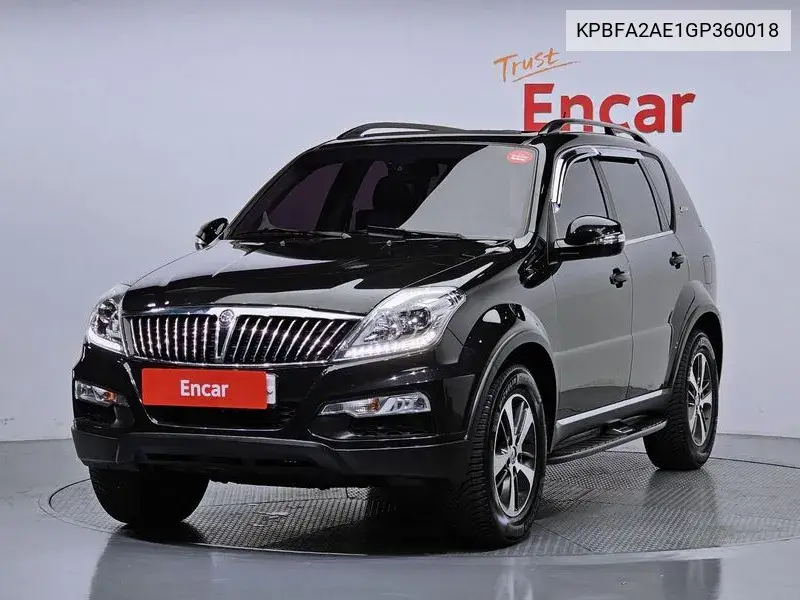 Rexton W 2.2 4Wd Rx7 Luxury VIN: KPBFA2AE1GP360018 Lot: 39964753