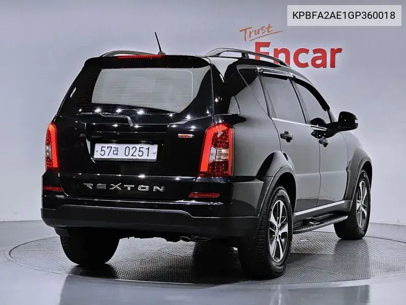 Rexton W 2.2 4Wd Rx7 Luxury VIN: KPBFA2AE1GP360018 Lot: 39964753