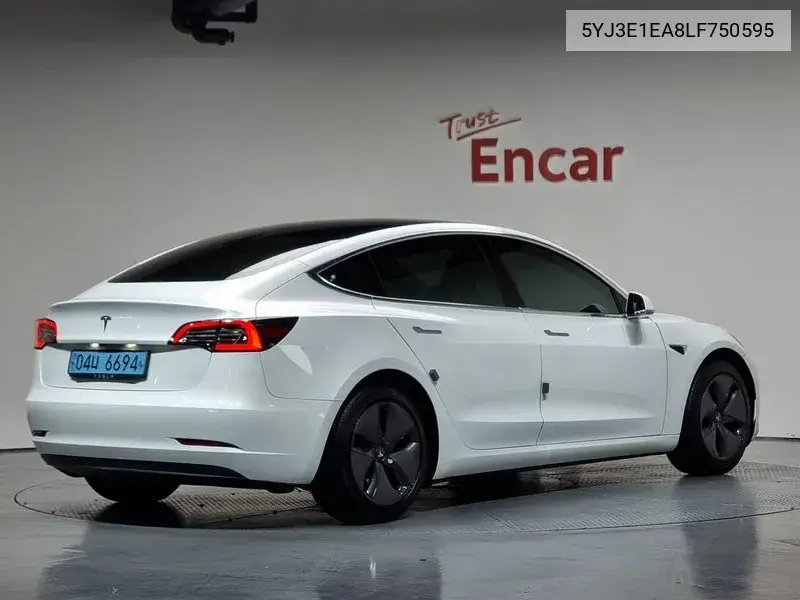 Model 3 Standard Range Plus VIN: 5YJ3E1EA8LF750595 Lot: 39628225