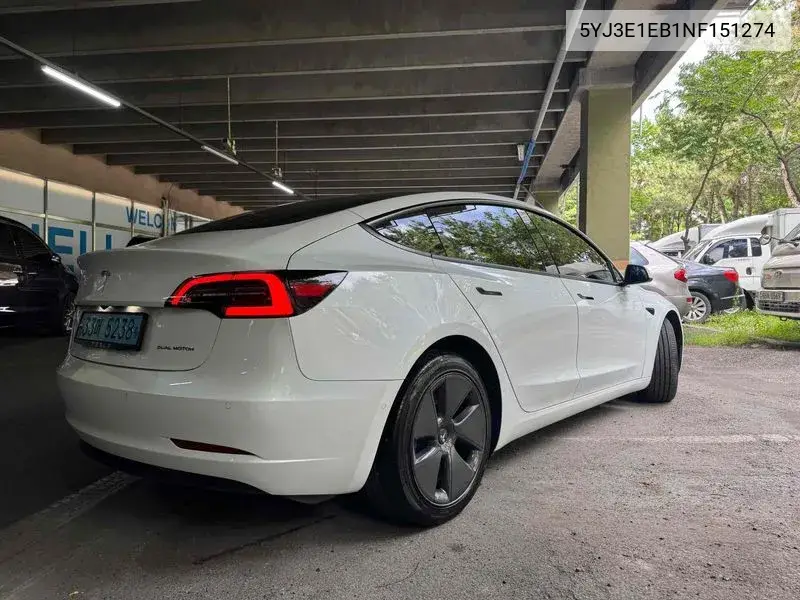 Model 3 Long Range VIN: 5YJ3E1EB1NF151274 Lot: 40026369