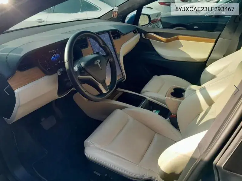 Model X Long Range VIN: 5YJXCAE23LF293467 Lot: 39576510