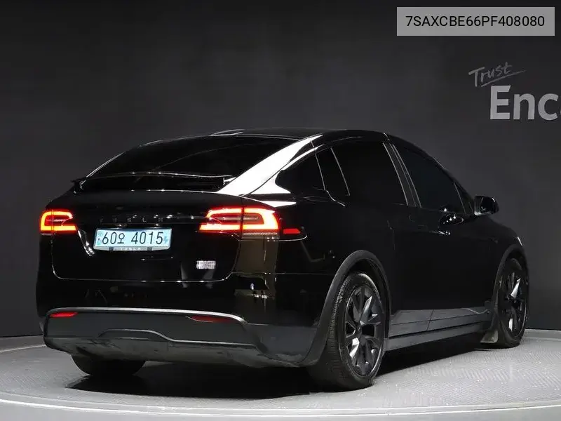 Model X Plad VIN: 7SAXCBE66PF408080 Lot: 39930851