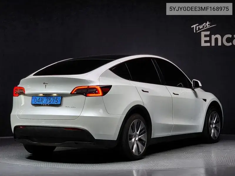 Model Y Long Range VIN: 5YJYGDEE3MF168975 Lot: 39966952