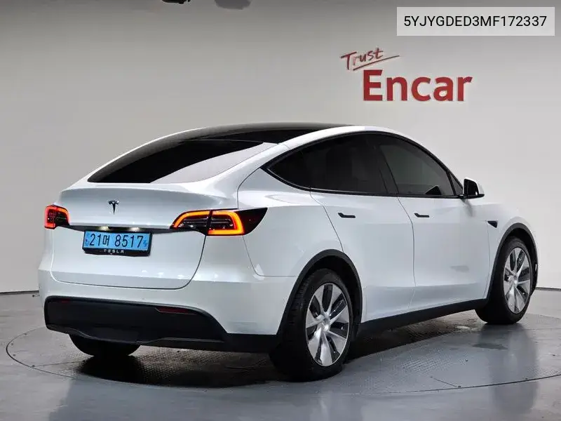 Model Y Standard Range VIN: 5YJYGDED3MF172337 Lot: 39989350