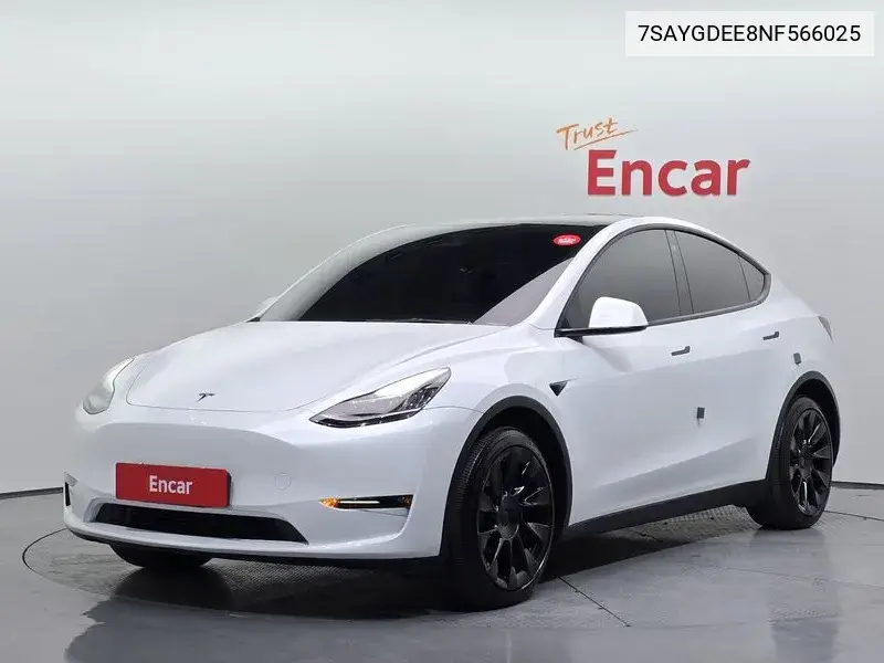 Model Y Long Range VIN: 7SAYGDEE8NF566025 Lot: 39619011