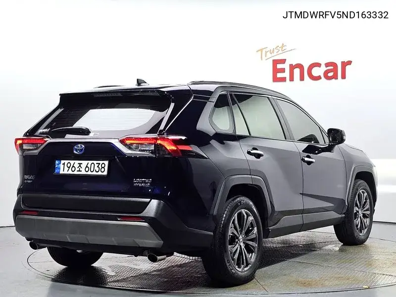 Rav4 5Th Generation 2.5 4Wd Hybrid VIN: JTMDWRFV5ND163332 Lot: 39984189