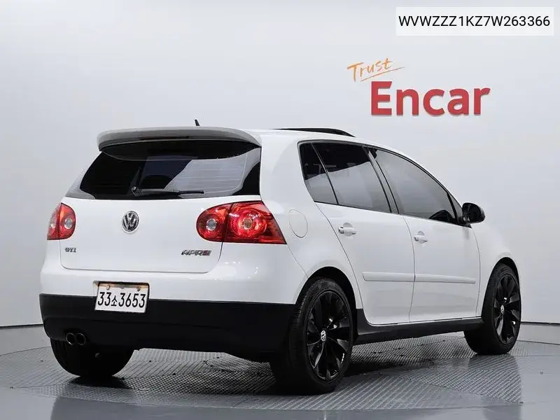 Golf 5Th Generation 2.0 Gti 5 Doors VIN: WVWZZZ1KZ7W263366 Lot: 39582179