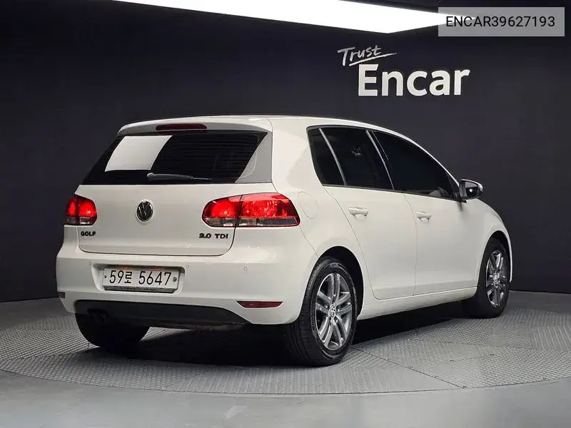 Golf 6Th Generation 2.0 Tdi VIN: ENCAR39627193 Lot: 39627193