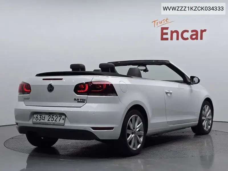 Golf 6Th Generation 2.0 Tdi Cabriolet VIN: WVWZZZ1KZCK034333 Lot: 39816761