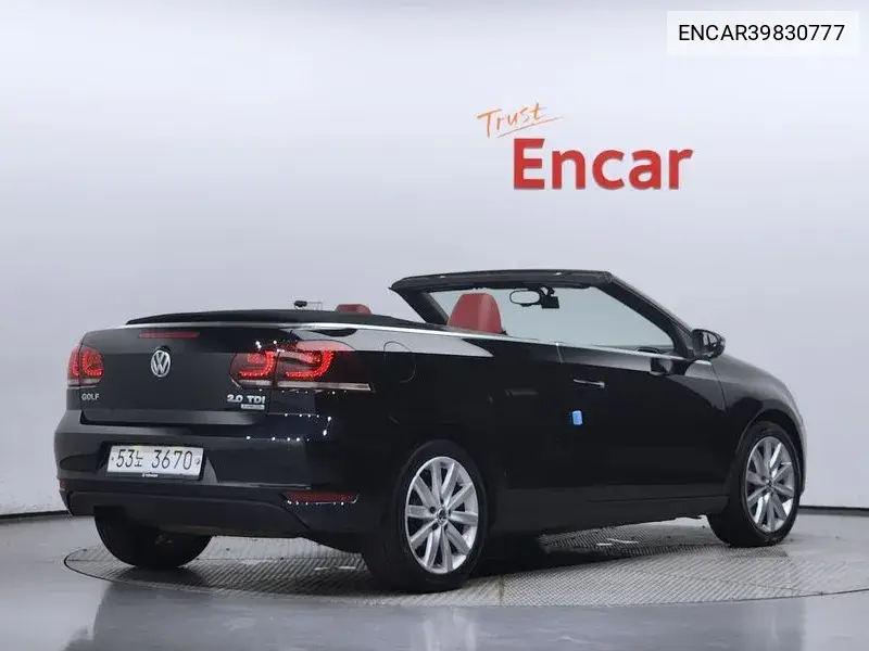 Golf 6Th Generation 2.0 Tdi Cabriolet VIN: ENCAR39830777 Lot: 39830777