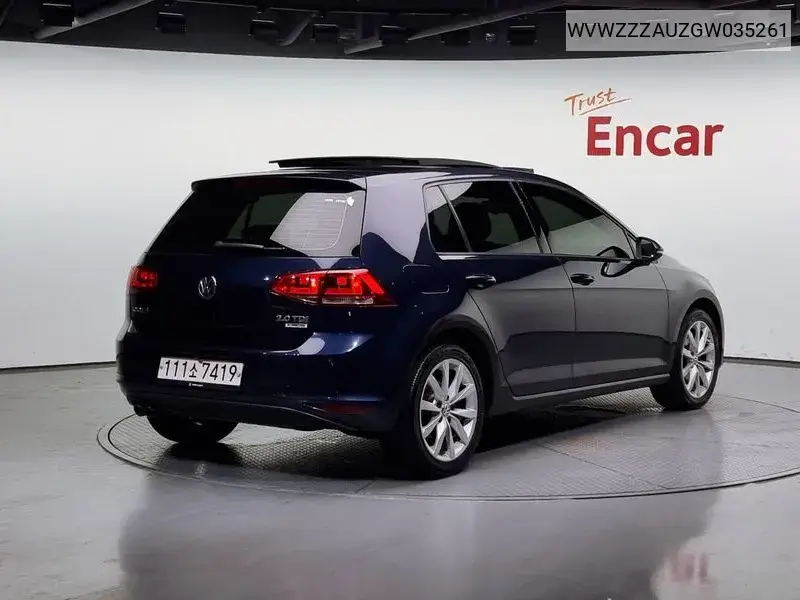 Golf 7Th Generation 2.0 Tdi VIN: WVWZZZAUZGW035261 Lot: 39972184