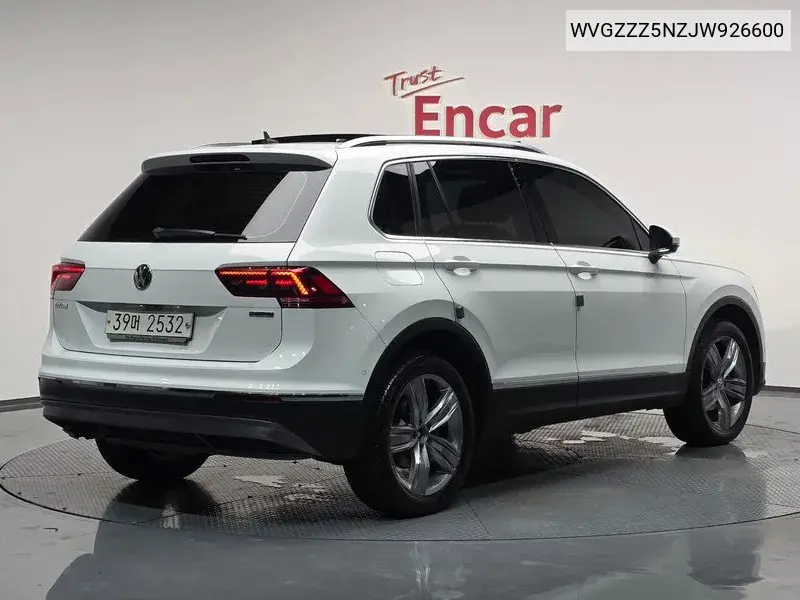 Tiguan 2Nd Generation 2.0 Tdi 4 Motion Prestige VIN: WVGZZZ5NZJW926600 Lot: 39988902
