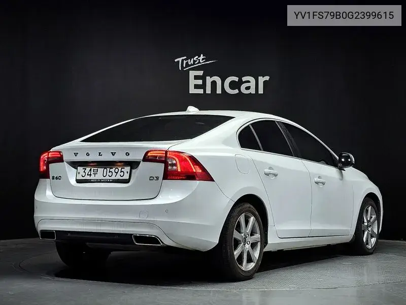 S60 D3 2Nd Generation VIN: YV1FS79B0G2399615 Lot: 39572844