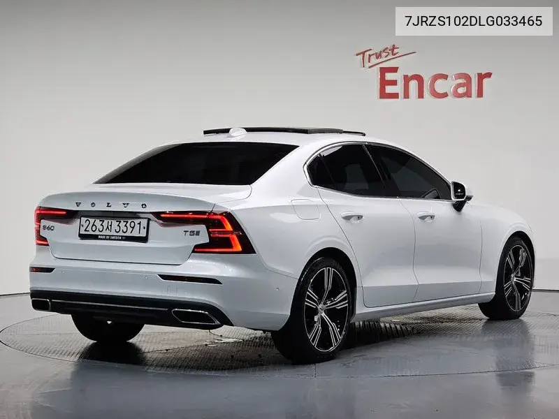 S60 3Rd Generation T5 Inscription VIN: 7JRZS102DLG033465 Lot: 39835670