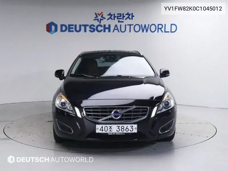 V60 D5 1St Generation VIN: YV1FW82K0C1045012 Lot: 39499419