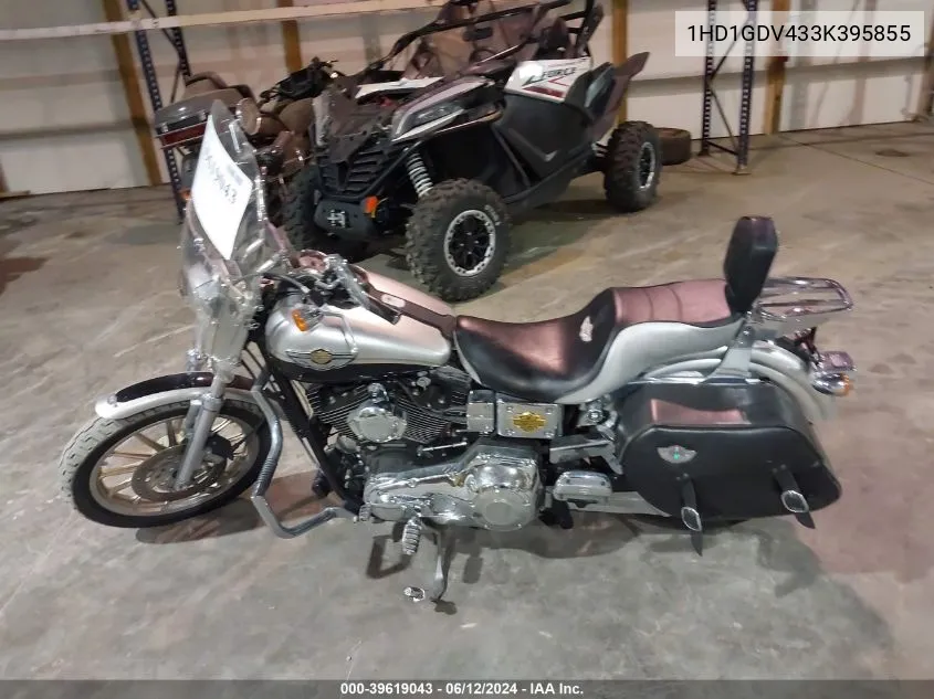 2003 Harley-Davidson Fxdl Anniversary VIN: 1HD1GDV433K395855 Lot: 39619043