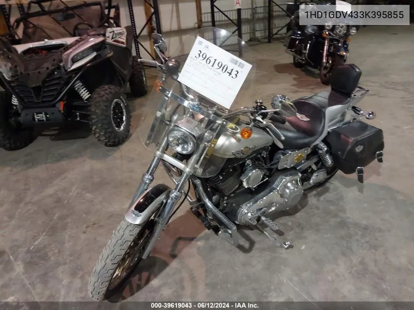 2003 Harley-Davidson Fxdl Anniversary VIN: 1HD1GDV433K395855 Lot: 39619043