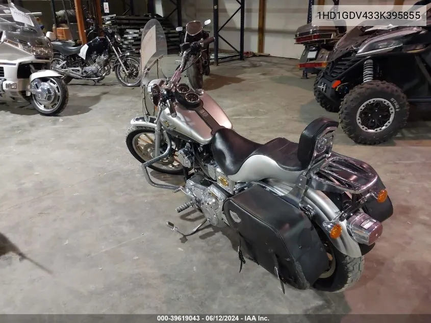 2003 Harley-Davidson Fxdl Anniversary VIN: 1HD1GDV433K395855 Lot: 39619043