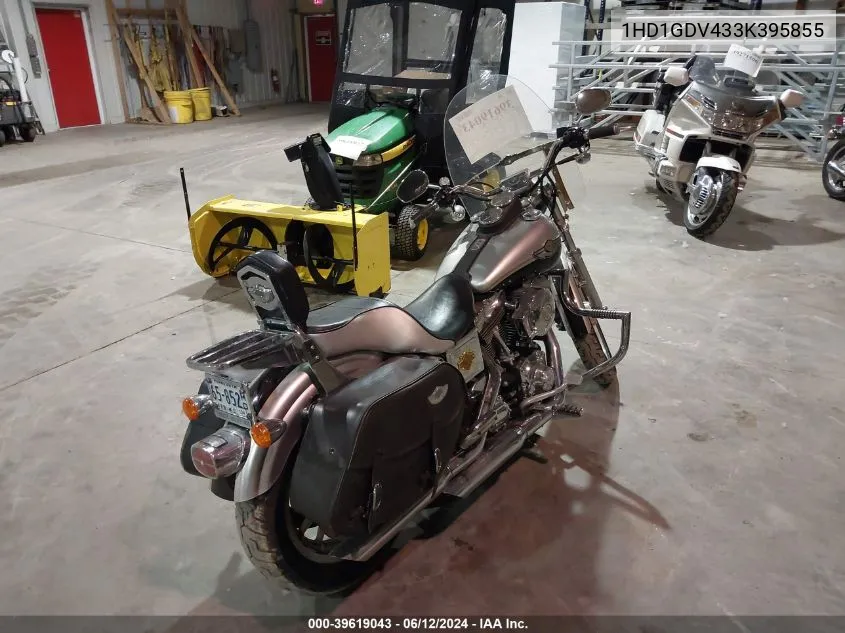 2003 Harley-Davidson Fxdl Anniversary VIN: 1HD1GDV433K395855 Lot: 39619043