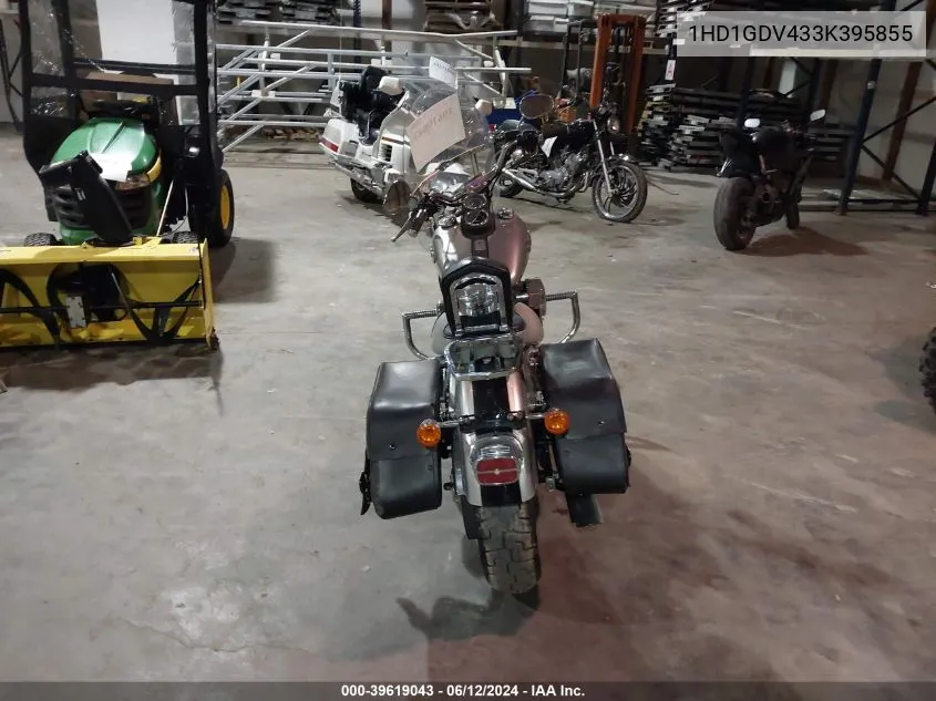 2003 Harley-Davidson Fxdl Anniversary VIN: 1HD1GDV433K395855 Lot: 39619043