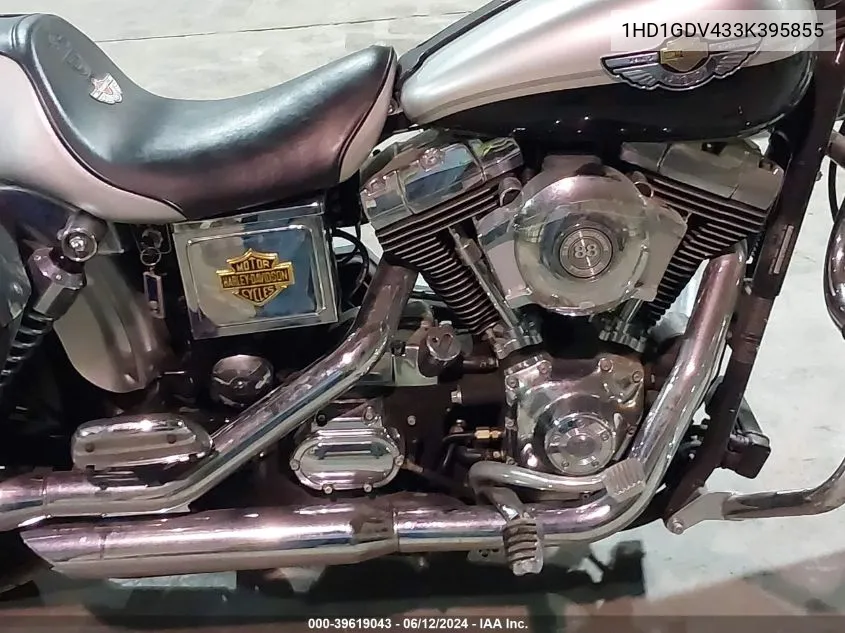 2003 Harley-Davidson Fxdl Anniversary VIN: 1HD1GDV433K395855 Lot: 39619043